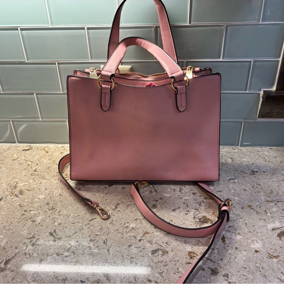 Pink Leather Adjustable Bag and Cross Body Strap - Detachable Shoulder Strap - Picture 7 of 7